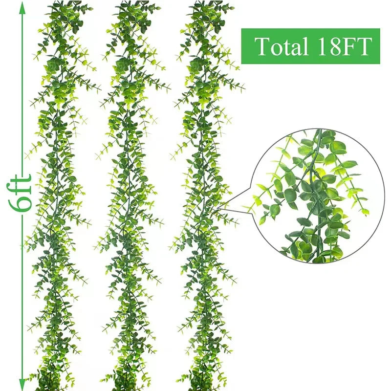 Hanging artificial rattan plants for indoor and outdoor decoration