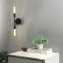 Modern minimalist glass wall light 2 heads