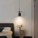 Black brass pendant light with adjustable cord for indoor use