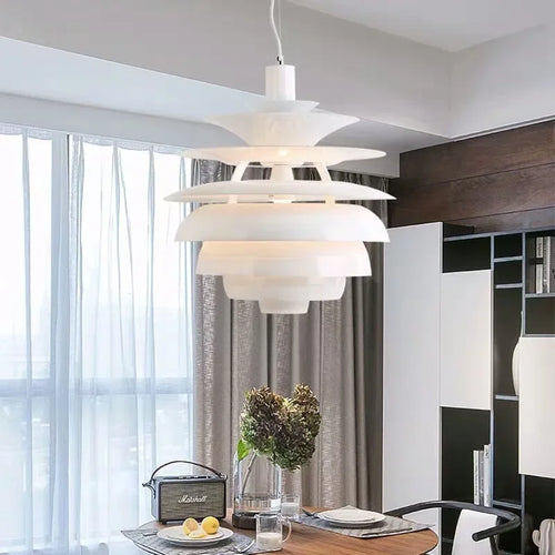 Postmodern nordic multi-tier decorative chandelier - vue 5 sur 8