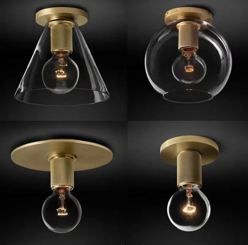 Minimalist nordic copper chandelier luxury design for modern interiors - vue 5 sur 12