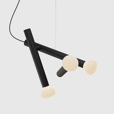 Modern glass pendant light for creative indoor lighting - vue 10 sur 9