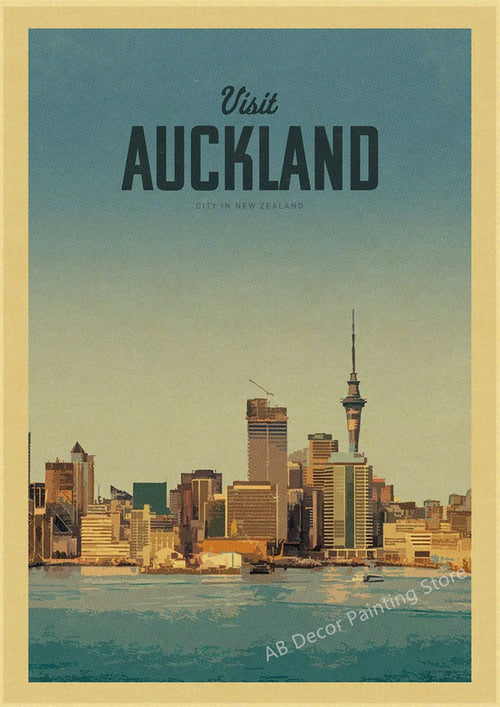 Vintage travel poster for tourism enthusiasts