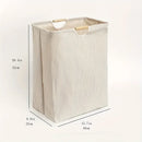 large capacity foldable storage basket with handle