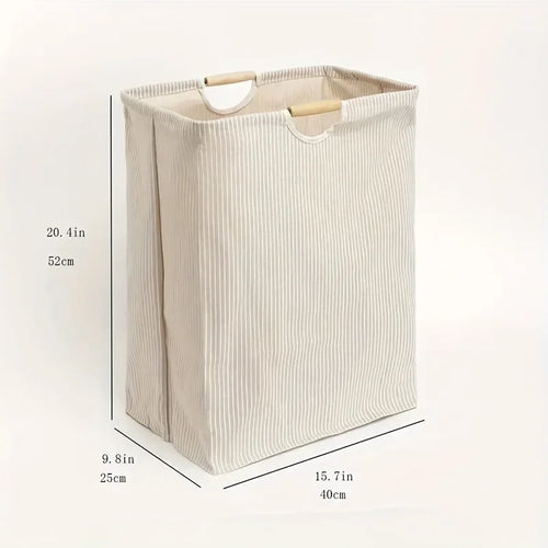 large capacity foldable storage basket with handle - vue 6 sur 6