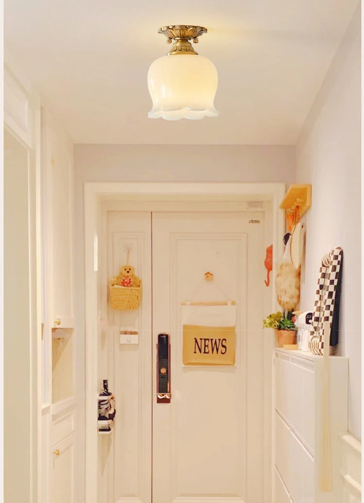 Nordic vintage decorative ceiling light for indoor and balcony