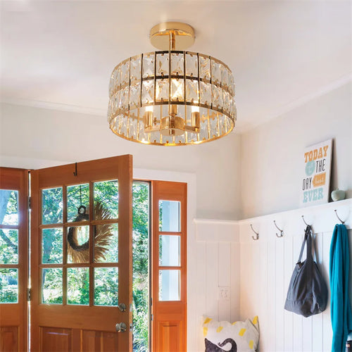 Nordic ceiling lights for bedroom corridor and cloakroom - vue 3 sur 12