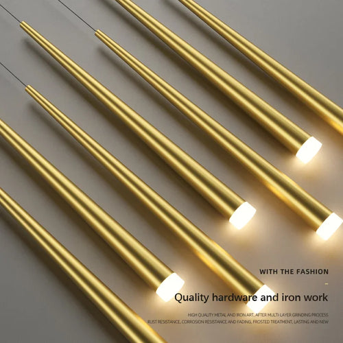 Modern LED chandelier for premium interior decoration - vue 7 sur 22