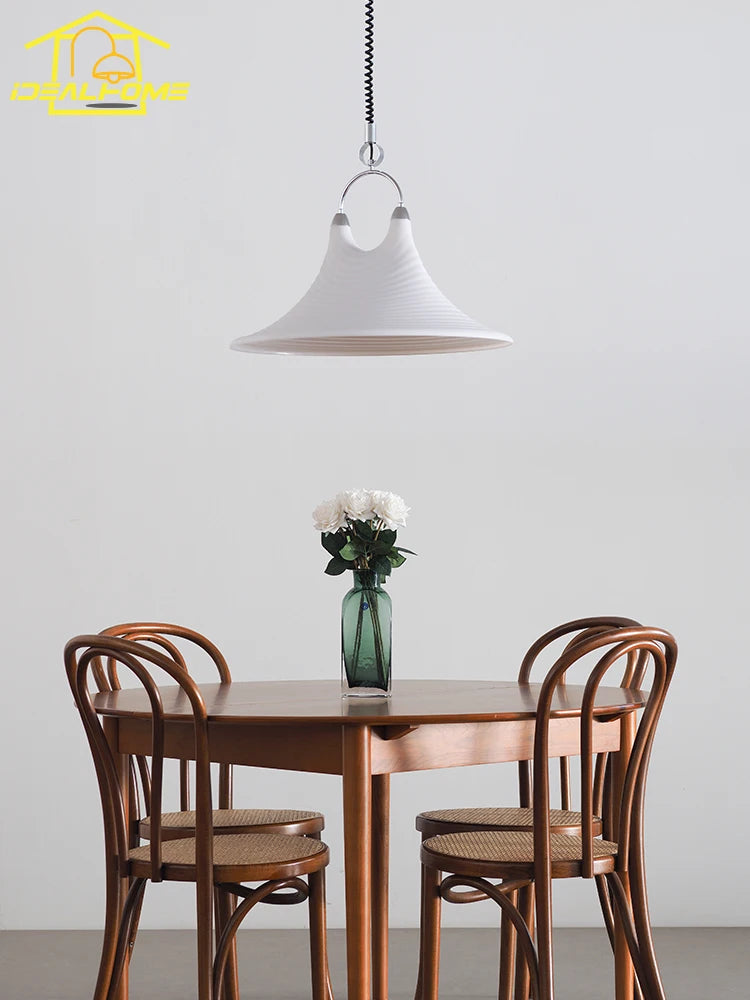 Vintage medieval double head acrylic pendant light