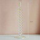 Nordic glass candle holder for weddings and flowers
