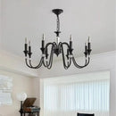Elegant retro crystal chandelier for indoor lighting