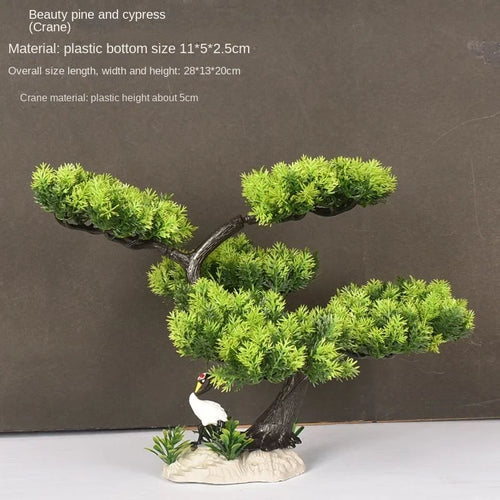Artificial bonsai plant in plastic for interior decoration - vue 40 sur 41