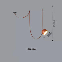 Artistic dimmable chandelier for modern interior decor