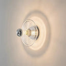 Wavy glass wall light for hallway, entrance and staircase