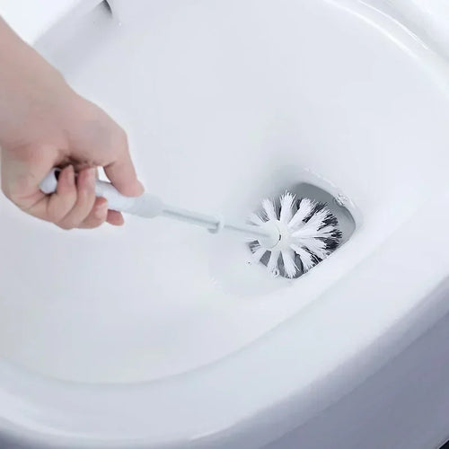 Luxury toilet brush with long handle and soft bristles - vue 6 sur 8