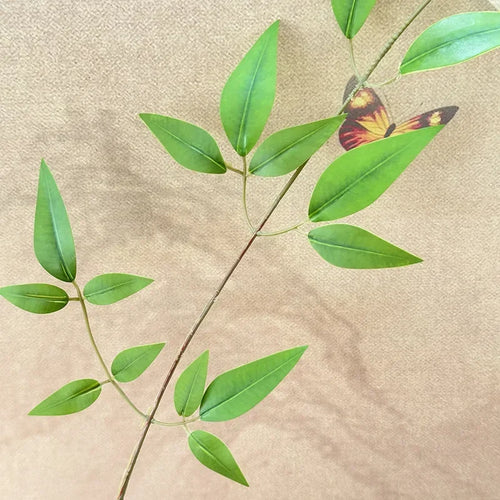 Artificial bamboo leaf bouquet for floral decoration - vue 6 sur 7