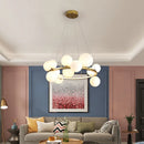 Black metal pendant light with adjustable cord for indoor lighting