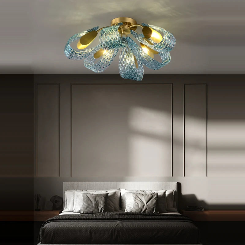 LED crystal chandelier pendant light