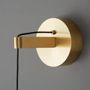 Luxury copper LED wall light with adjustable height and warm ambience