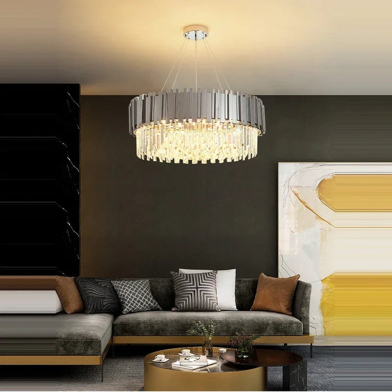 Modern crystal chandelier for elegant interior décor