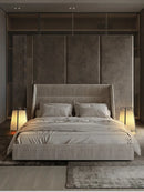 Retro Japanese fabric floor lamp for interior decoration