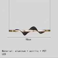 Art deco design chandelier pendant light for kitchen and bar