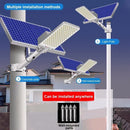 Waterproof solar wall light for powerful outdoor garden lighting
