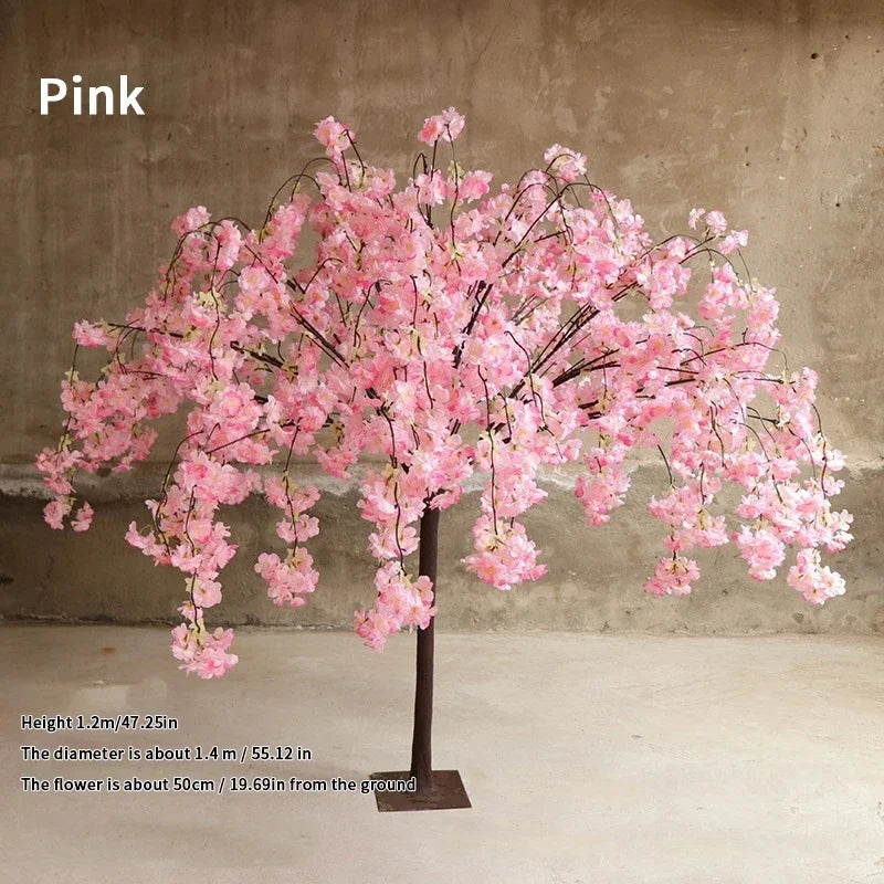 Artificial cherry blossom tree for festive and event decoration