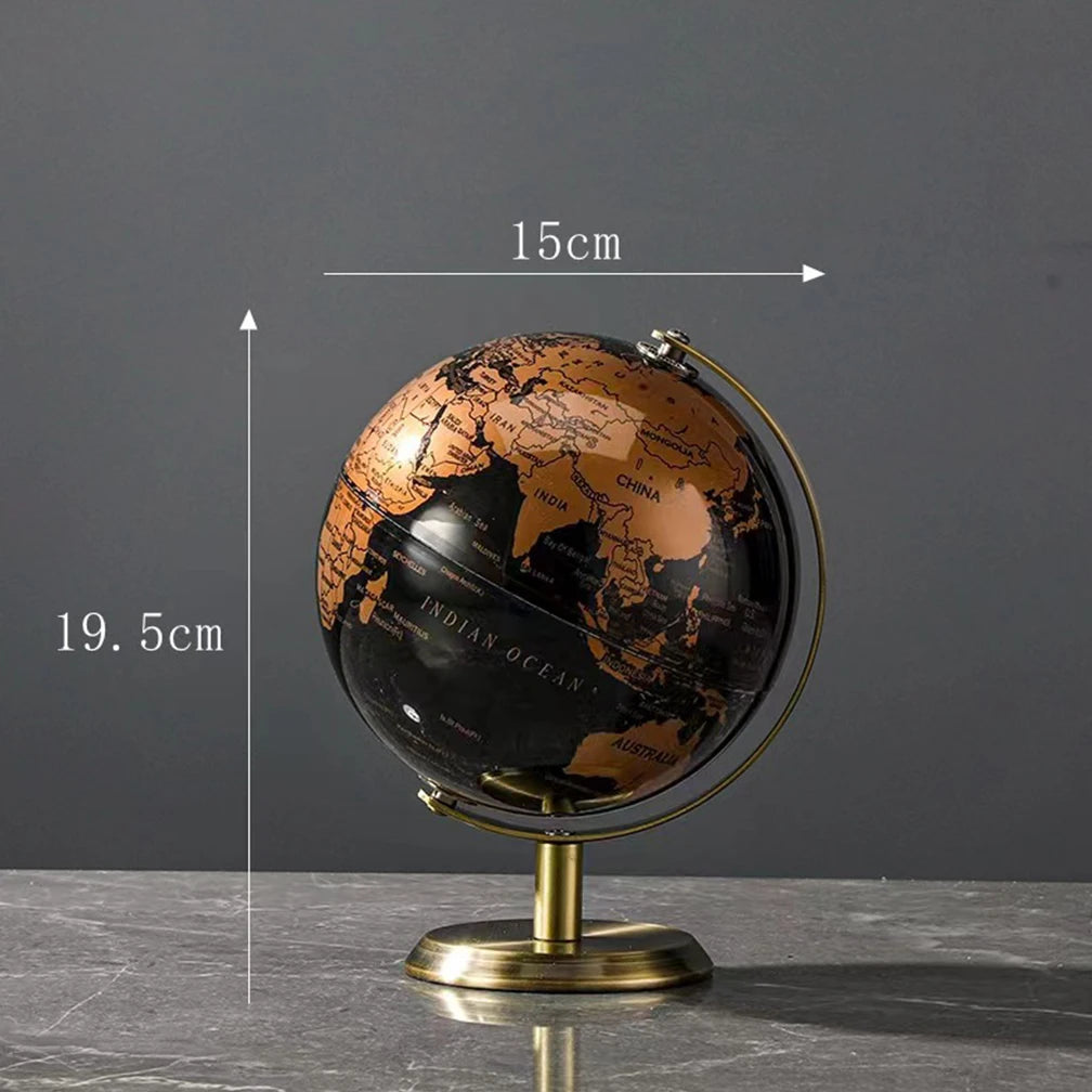 European style decorative world map for office - vue 3 sur 9
