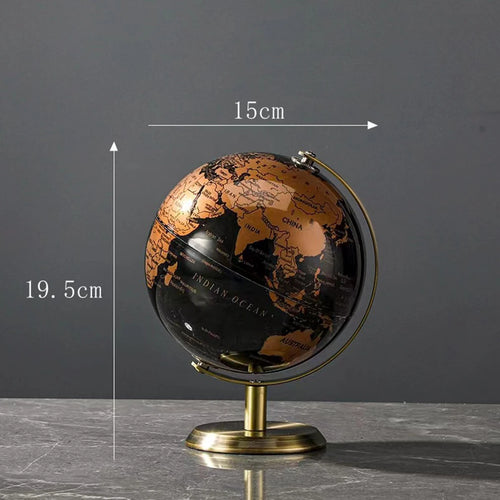 European style decorative world map for office - vue 4 sur 9