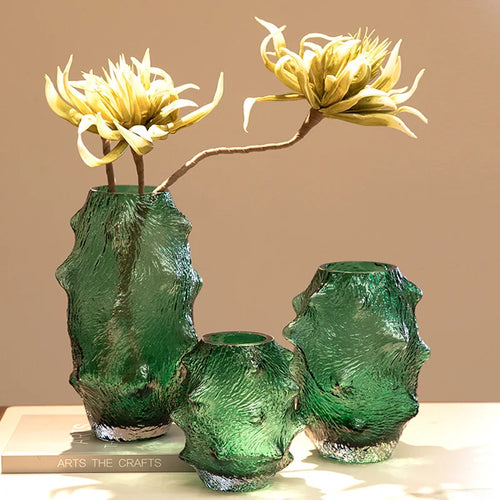 sea ​​cucumber glass vase for decorative terrarium - vue 2 sur 10