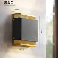 American style iron LED wall light for modern interiors