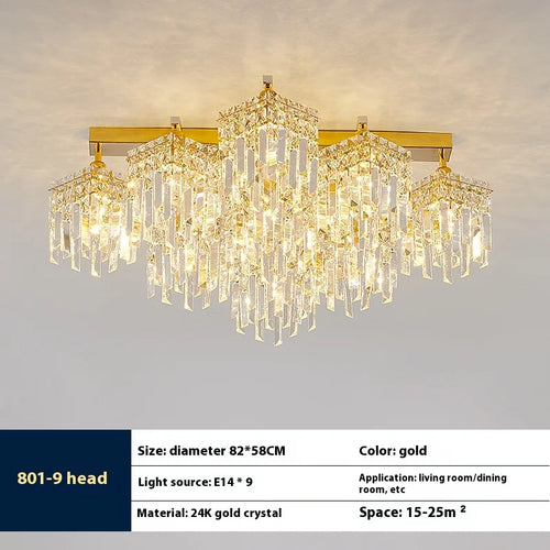 Luxury crystal lamp for elegant modern interiors - vue 13 sur 14