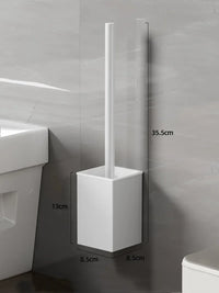 Toilet and bathroom cleaning brush accessories