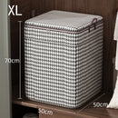 large capacity folding clothes storage bag with handle