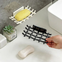 modern design no-drill soap drain wall shelf