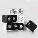 Recessed LED spotlight with replaceable bulb and adjustable angle