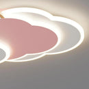 Romantic rainbow cloud ceiling lamp for princess with optional remote control