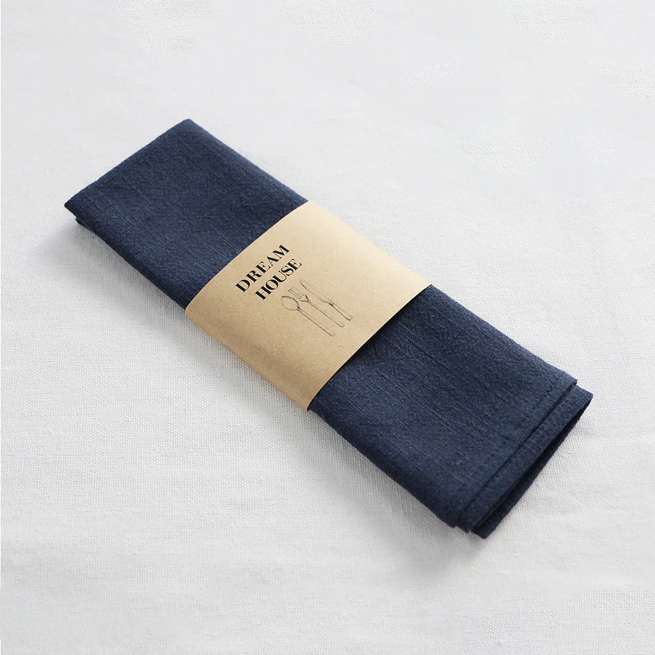 Thick cotton linen napkin modern style