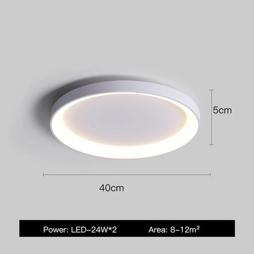 Modern minimalist LED chandelier for trendy interiors 2023 - vue 9 sur 12