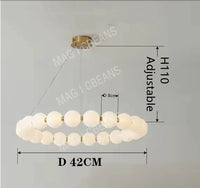 Nordic magic bean chandelier