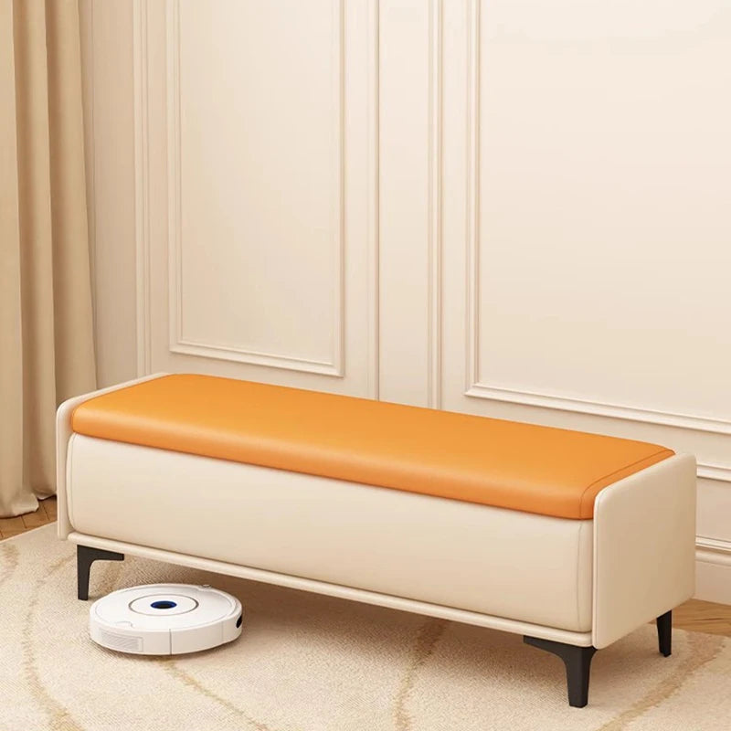 luxury nordic shoe bench for storage - vue 4 sur 15