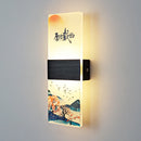 Japanese acrylic wall light for modern decor