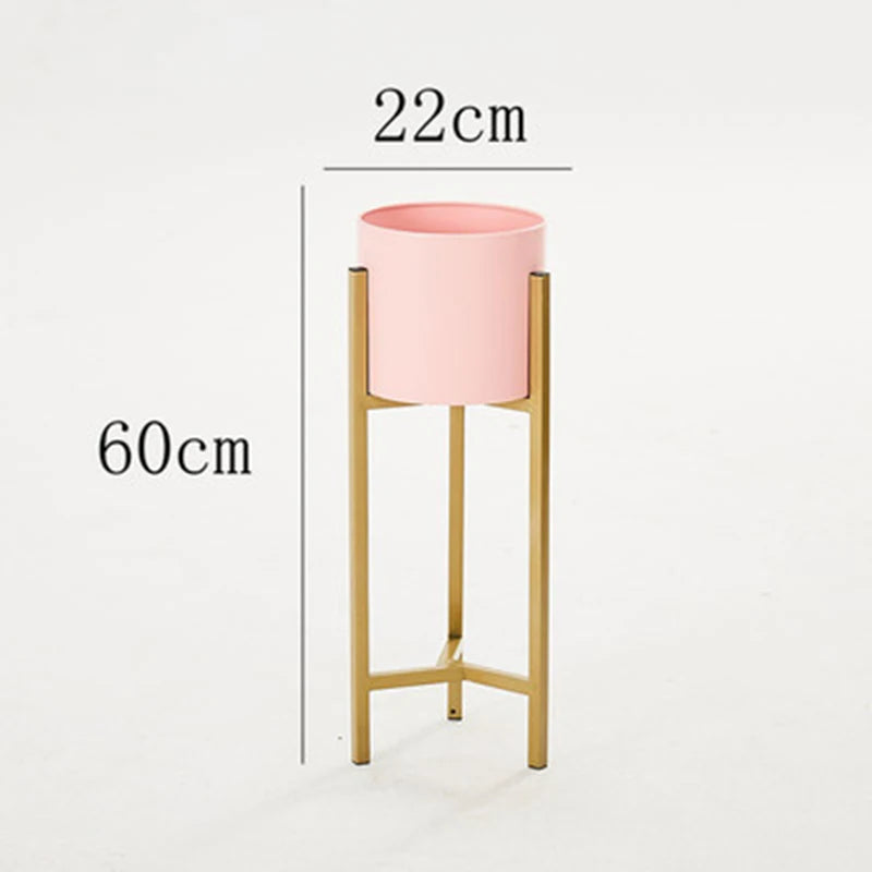 Nordic iron plant stands for outdoor use