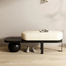 multifunctional solid wood bench for stylish interior