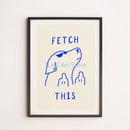 Retro funny flower posters for artistic wall decor