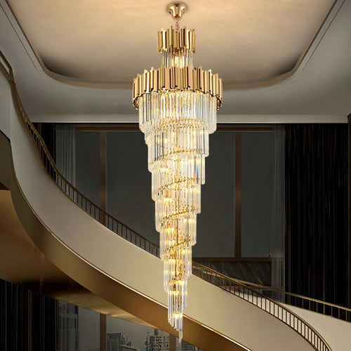 Modern crystal chandelier for elegant and bright interior decor - vue 4 sur 6