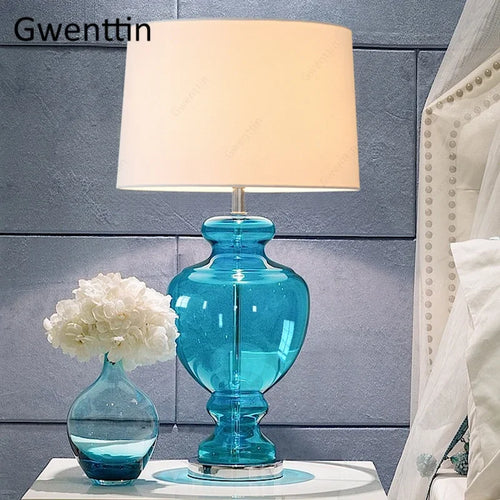 Modern table lamp for elegant and romantic home decor - vue 2 sur 7