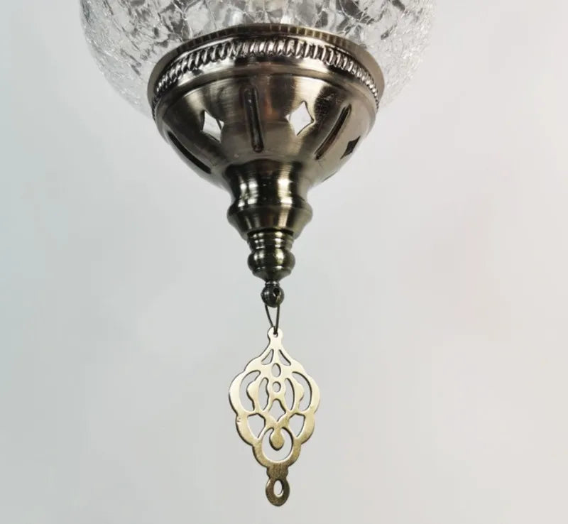 Vintage Mediterranean style art deco pendant light for restaurants and cafés - vue 5 sur 5