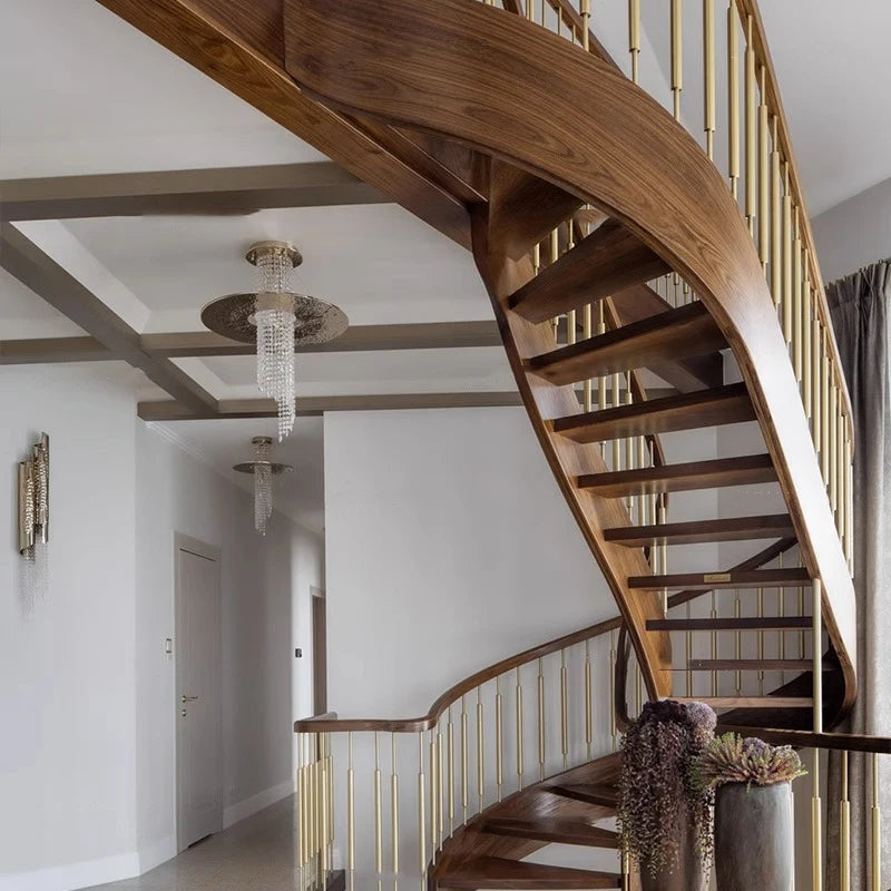 Modern long crystal chandelier for luxury villa